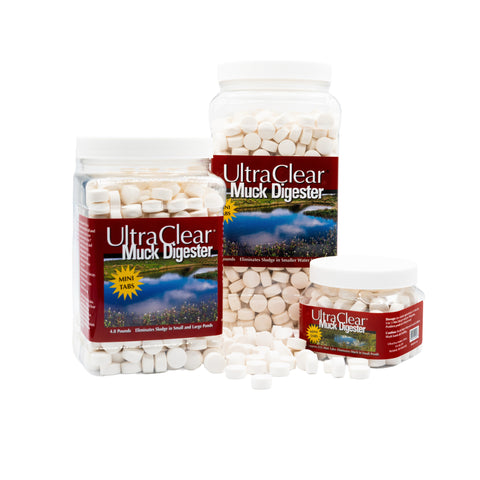 UltraClear Muck Digester Mini-Tabs - Biological Muck Digester Tablets