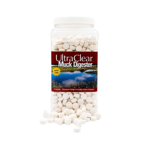 UltraClear Muck Digester Mini - Tabs - Biological Sludge Digester Tablets - UltraClear