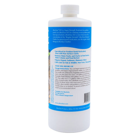 UltraClear Super Strength Treatment (SST) - Maximum Strength Biological Pond Clarifier - UltraClear