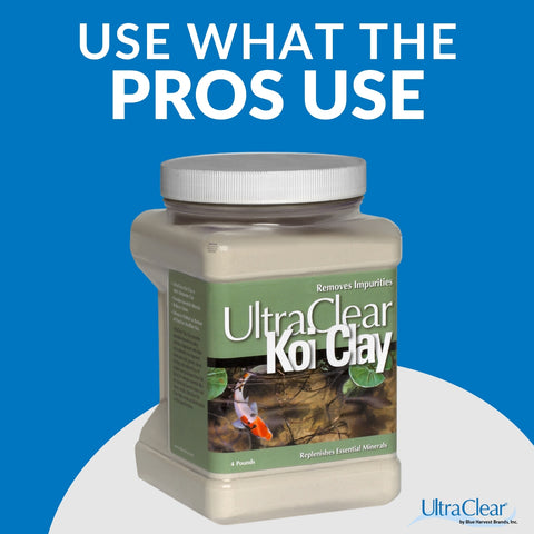 UltraClear Koi Clay – Natural Bentonite Koi Pond Clay