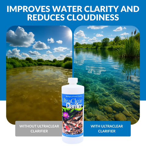 UltraClear Biological Clarifier - Natural Pond Clarifier with Beneficial Bacteria