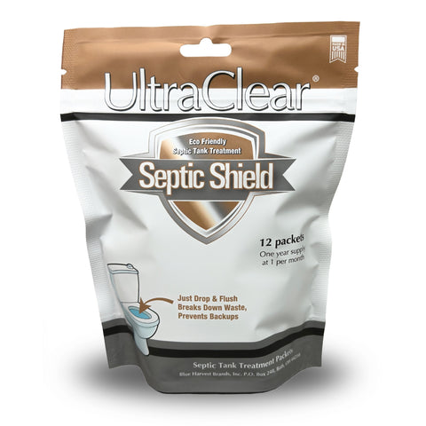 UltraClear Septic Shield – Natural Septic Tank & Drain Care Tabs – 1 Year Supply