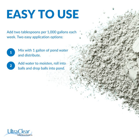 UltraClear Koi Clay – Natural Bentonite Koi Pond Clay