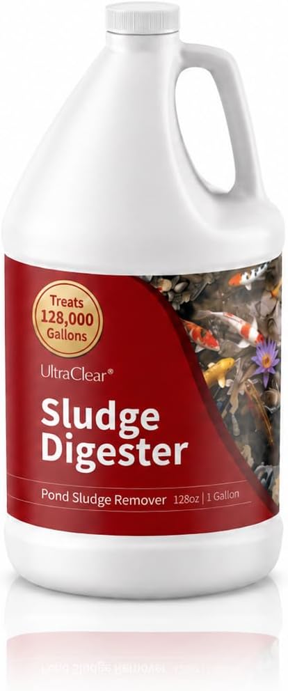 UltraClear Sludge Digester, 1 gallon bottle with current red label