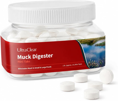 UltraClear Muck Digester Mini-Tabs, 151-tablet jar with loose mini tablets