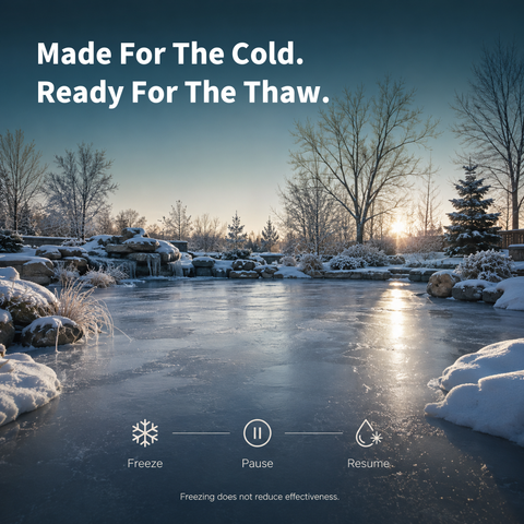 Cold Water Beneficial Bacteria Muck & Sludge Remover Pellets - Active 32°F–55°F