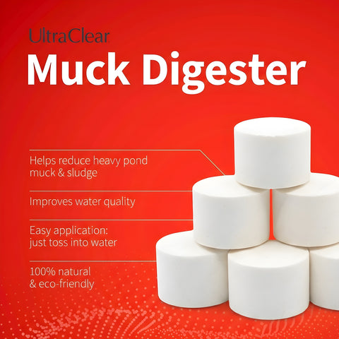 Large Pond Treatment Kit for Clear Water & Muck Free Bottom