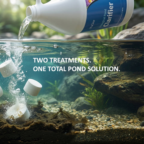 Large Pond Treatment Kit for Clear Water & Muck Free Bottom