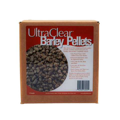 UltraClear Barley Pellets – Humic Acid Fortified Pellets for Natural Pond Clarity - UltraClear